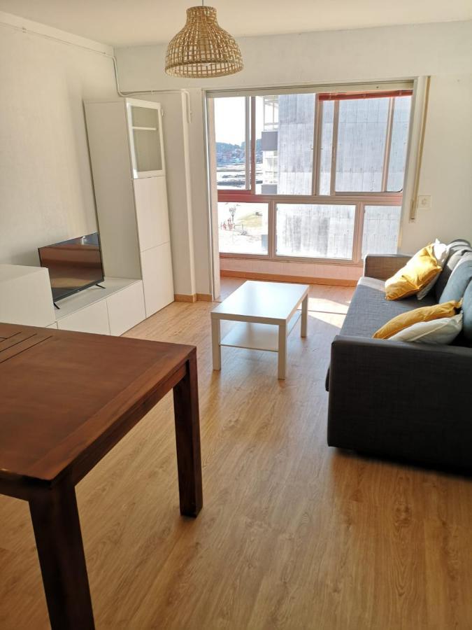 Precioso Apartamento En Primera Linea De Playa Vilagarcia de Arousa Bagian luar foto