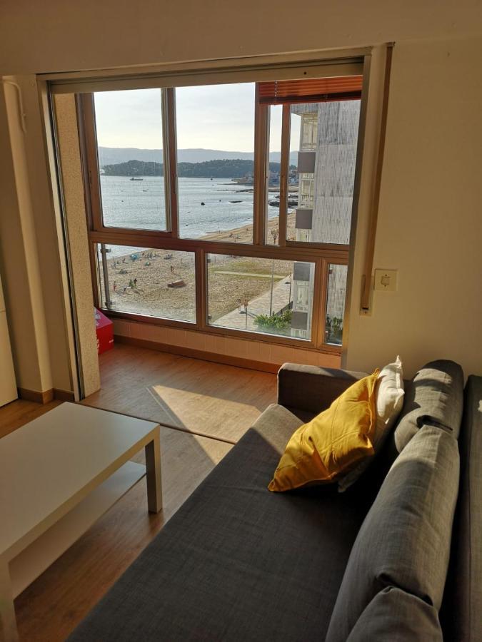 Precioso Apartamento En Primera Linea De Playa Vilagarcia de Arousa Bagian luar foto